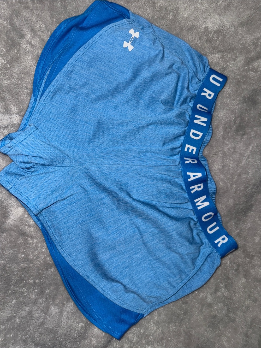 Under Armour Blue Athletic Women's Shorts